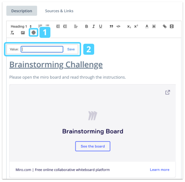 Embed iFrame into Rich Text Fields
