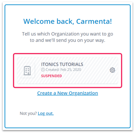 Organization settings