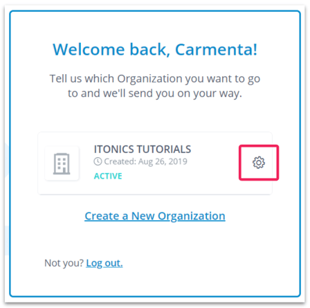 Organization settings