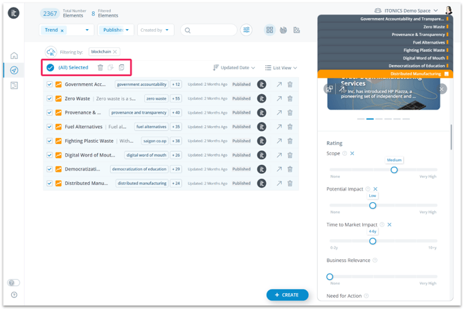 Evaluate multiple elements