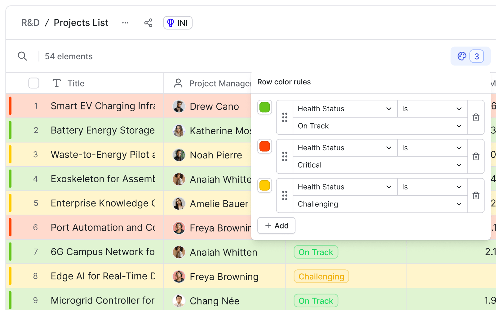 List-M-Track-ownership