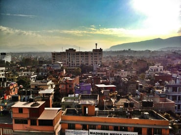 Overview Kathmandu from ITONICS Office