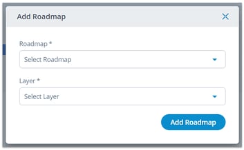 Add Roadmap to another Roadmap in ITONICS