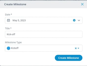 Create Milestone for Product Roadmap in ITONICS Roadmap