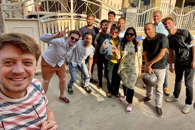 ITONICS Team at Holi Kathmandu