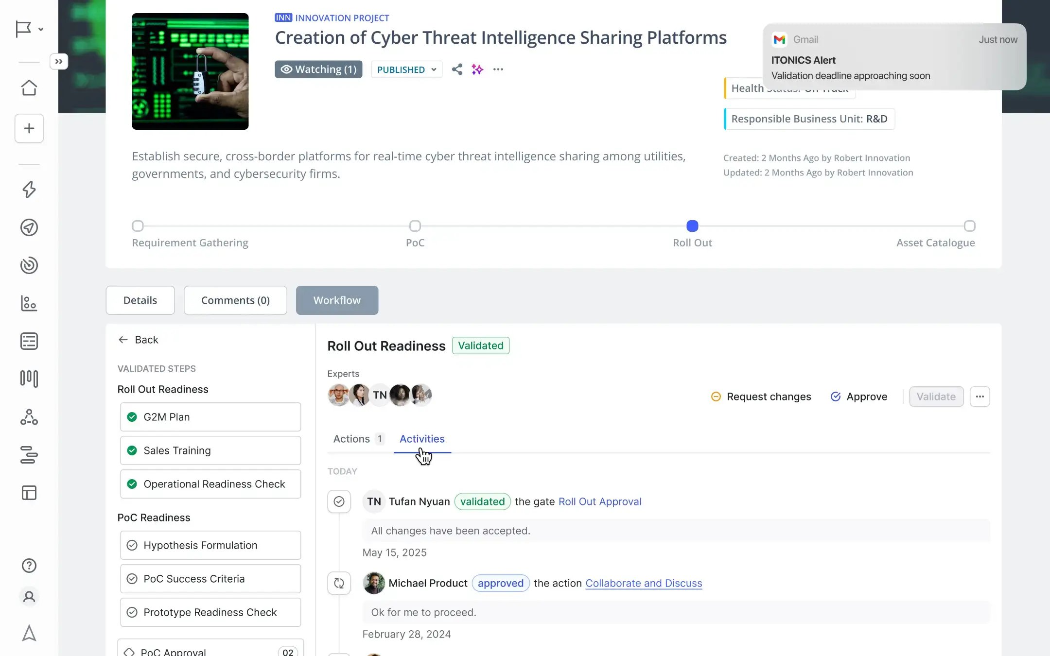 Innovation Project - Cyber Threat Intelligence Sharing Platforms