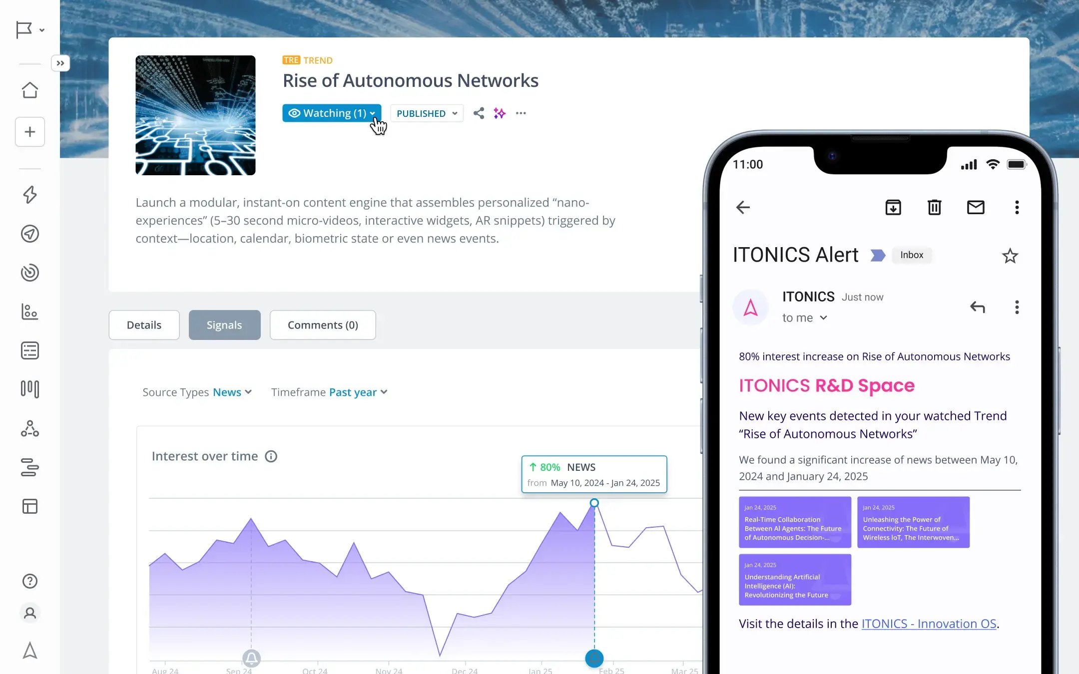 Trend Watching Tool