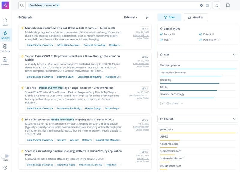 ITONICS Insights - Scouting Trends and Technologies