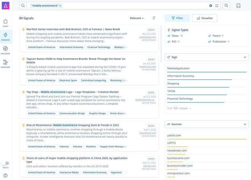 ITONICS Insights - Scouting Trends and Technologies