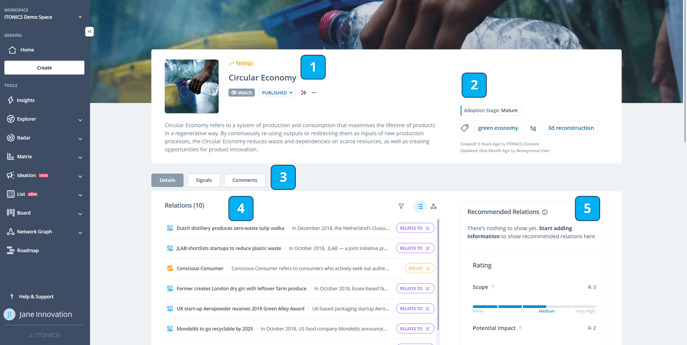 The Detail Card View