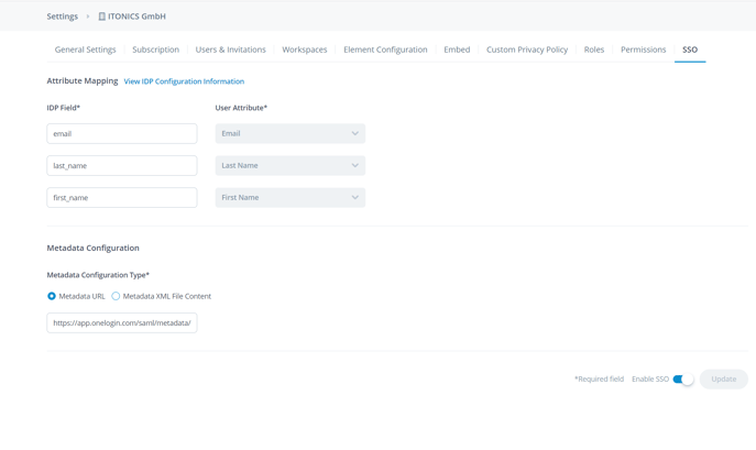 Authenticate and create new users with SSO