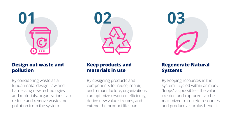 Three Principles of Circular Economy