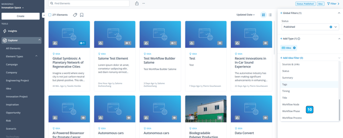 workflow filter