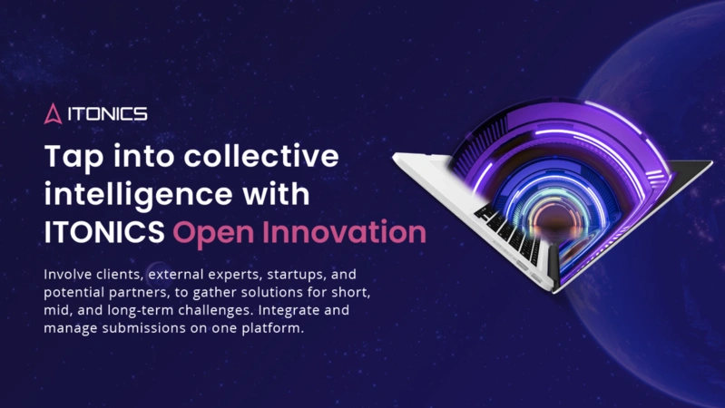 ITONICS Open innovation Product Flyer