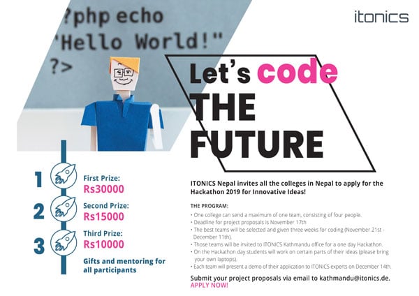 Let’s code the Future - Hackathon with Students in Nepal