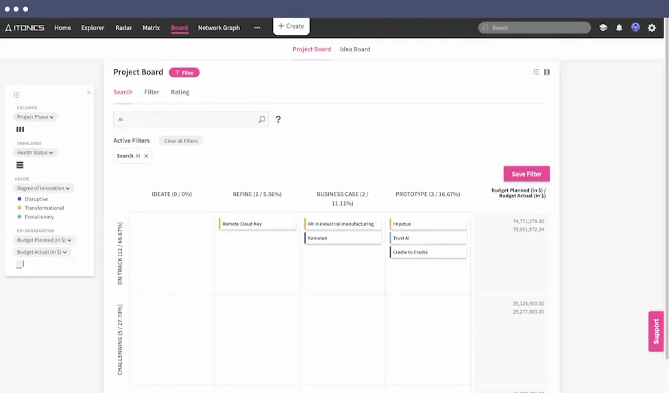 How to set up and navigate agile innovation portfolios with ITONICS Portfolio