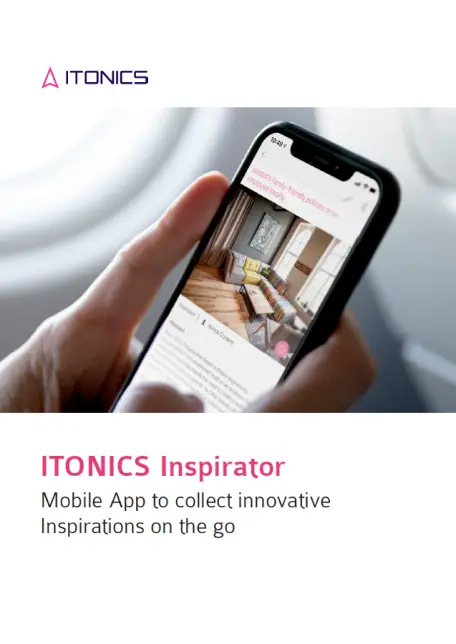 Product Flyer: ITONICS Inspirator App