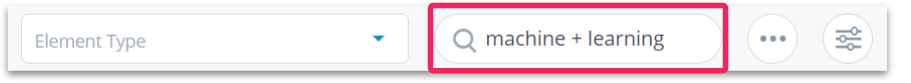 Advanced trend search